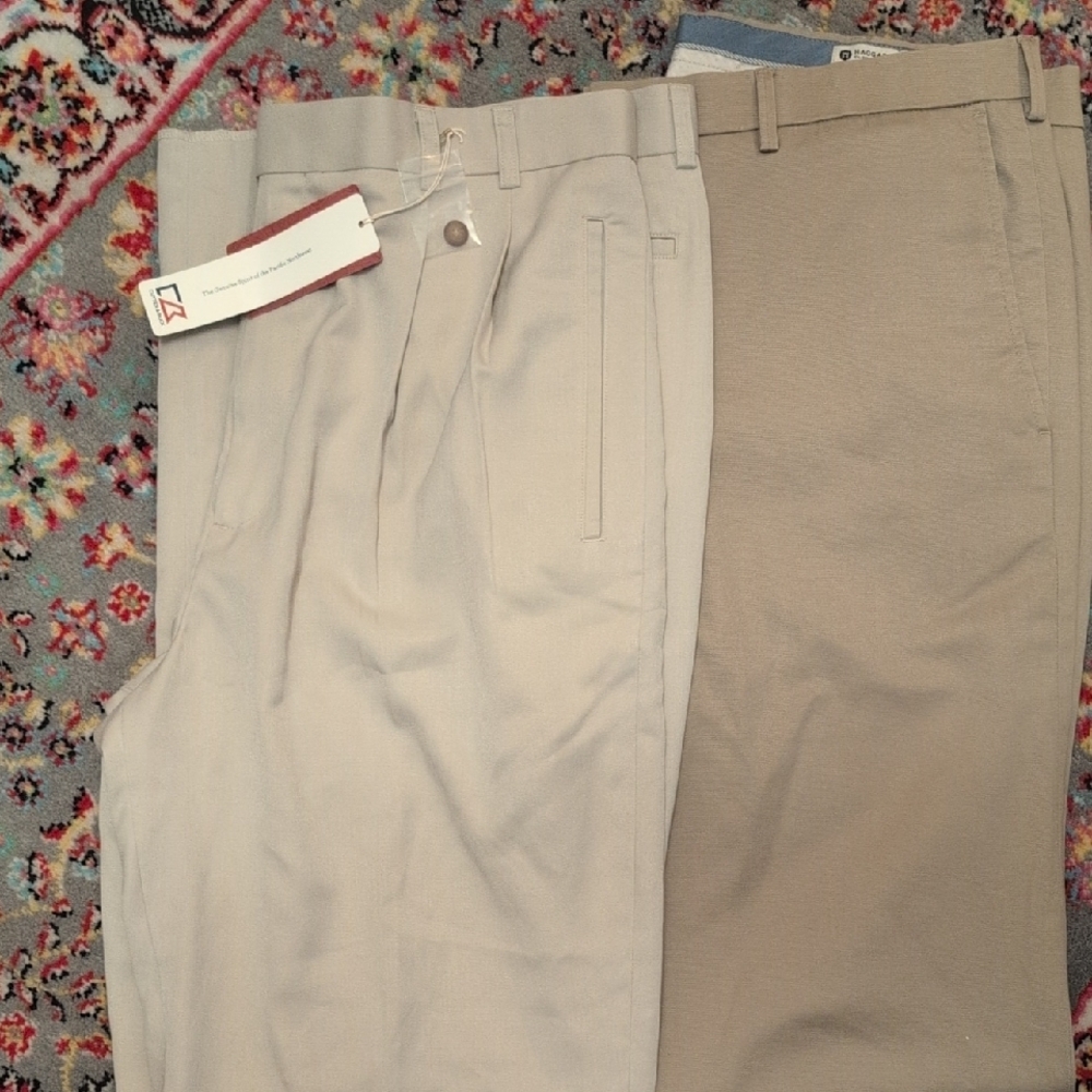 Men's Beige Pants
